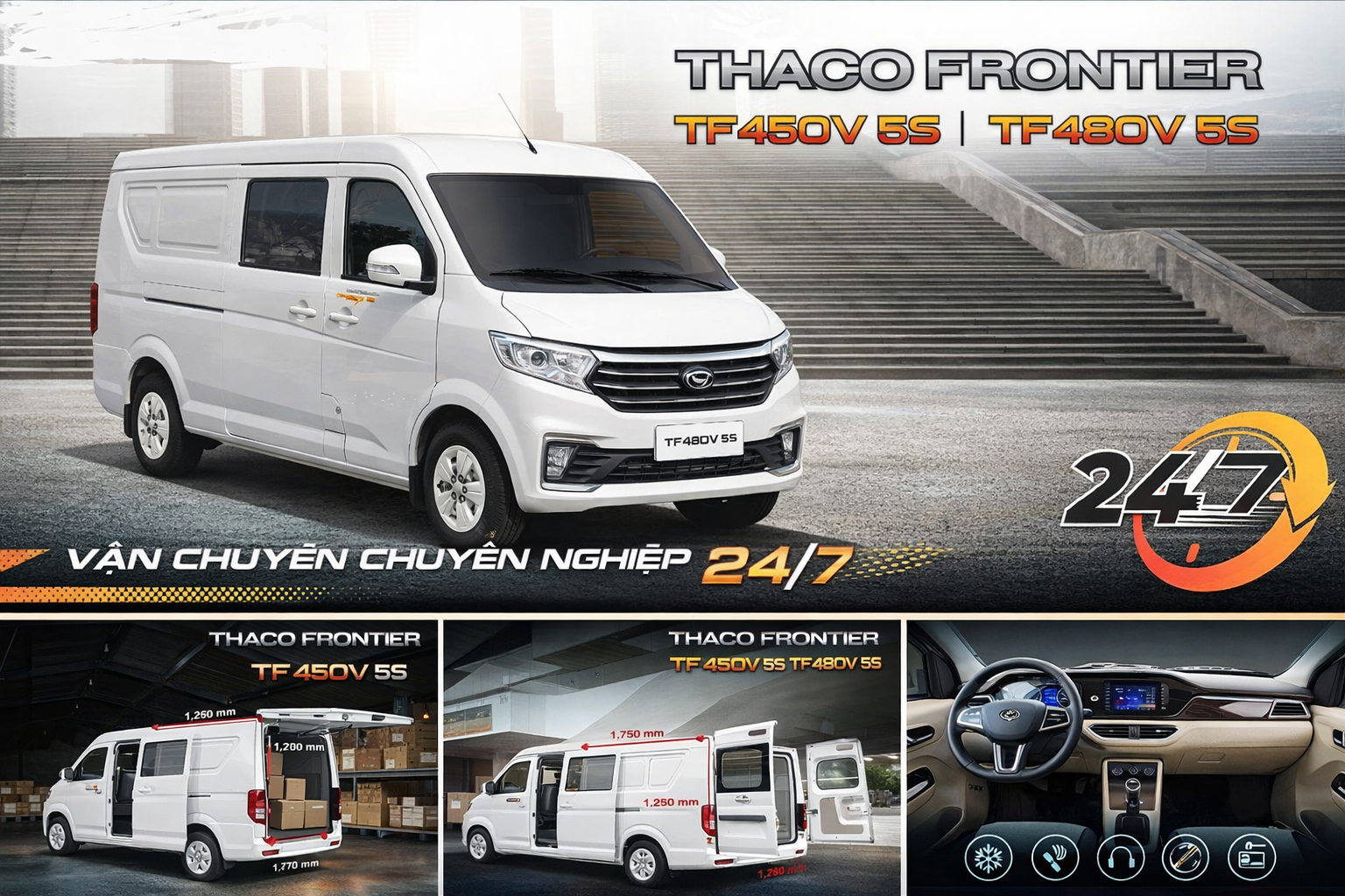 Bảng cập nhật giá các loại Xe tải Van tháng 11