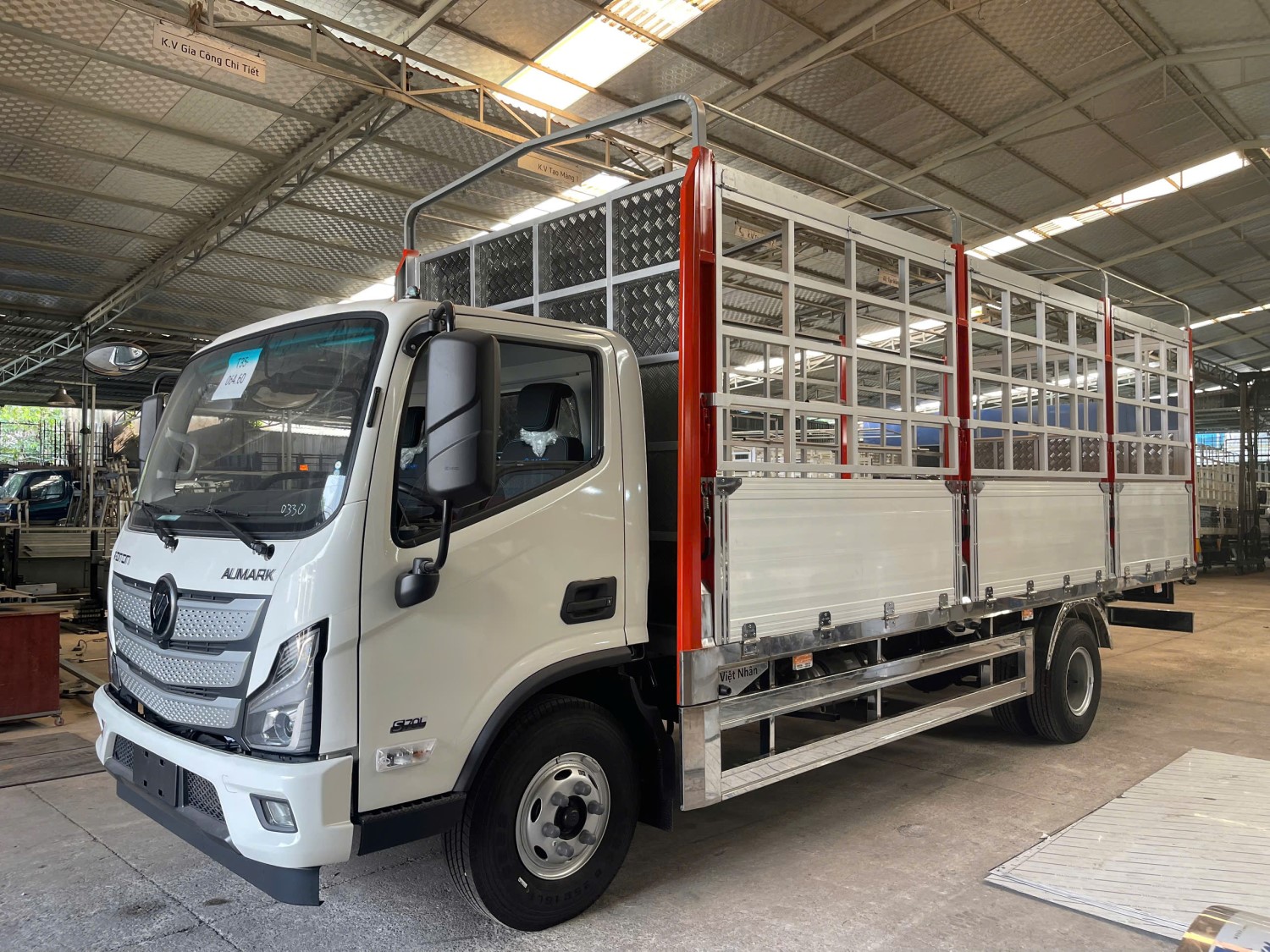 XE 8 TẤN FOTON S70L MUI BẠT NHÔM